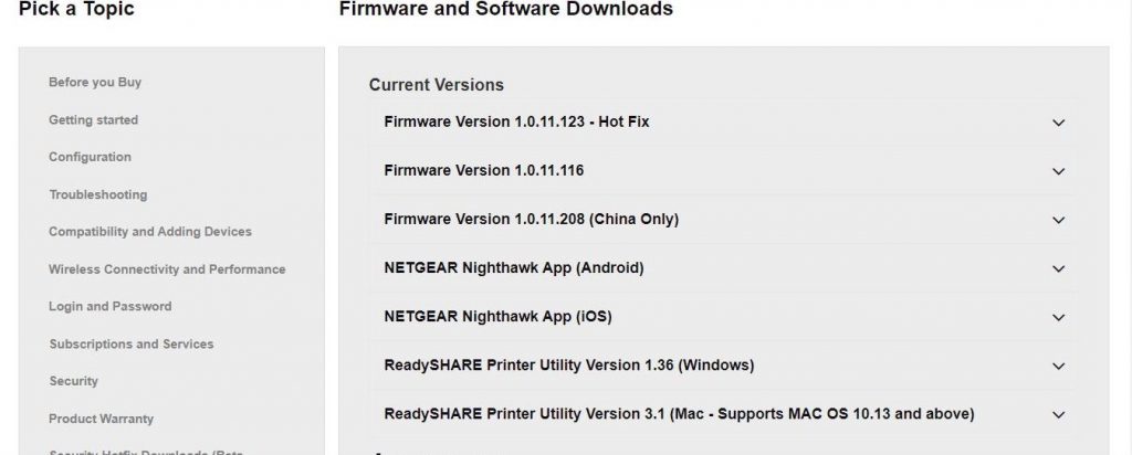 Find the latest firmware file