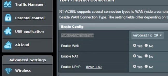 Asus Router Advanced Settings