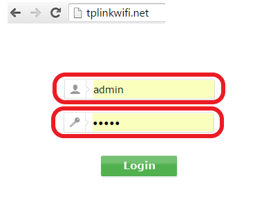 Router Web Interface Login Page
