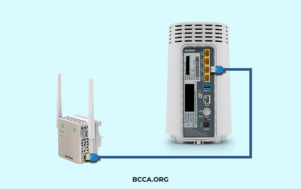 Connect Router and Extender Using Ethernet Cable