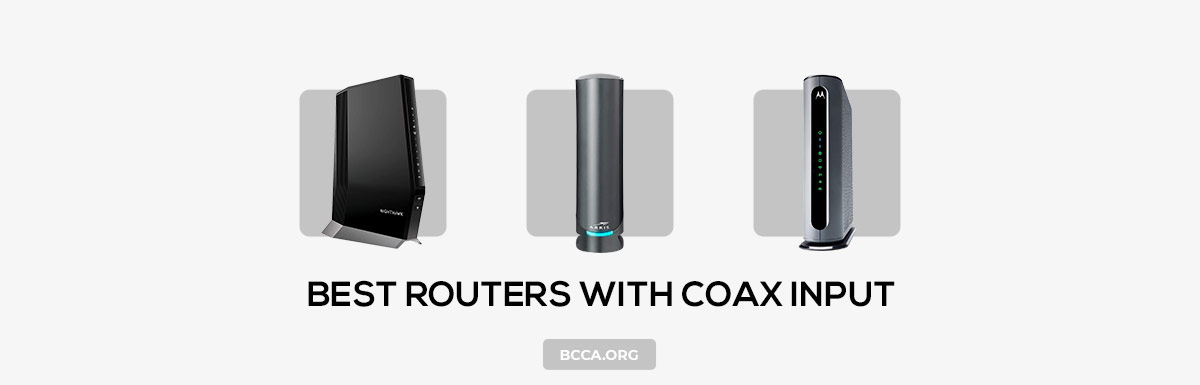 Routers with Coaxial Input