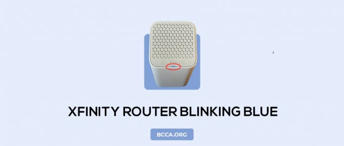 Xfinity Router Blinking Blue