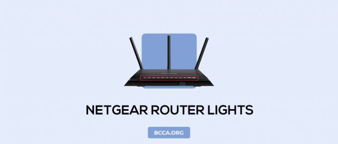 LED Lights on Netgear Router