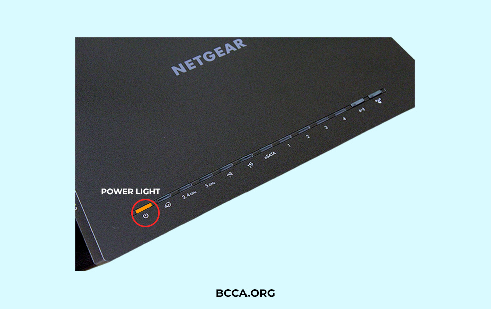 Orange Light on Netgear Router