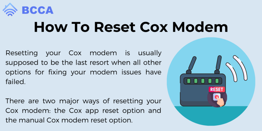 How to Reset Your Cox Modem StepbyStep Guide