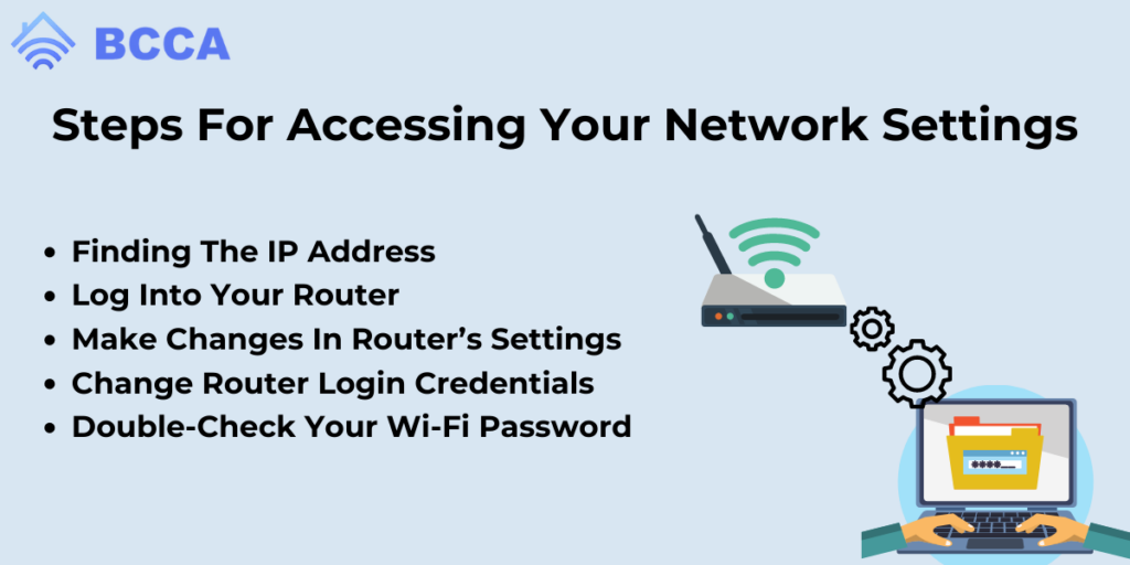 Steps For Accessing Your Network Settings