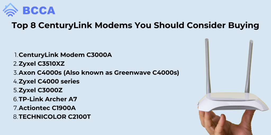 Top 8 CenturyLink Modems You Should Consider Buying