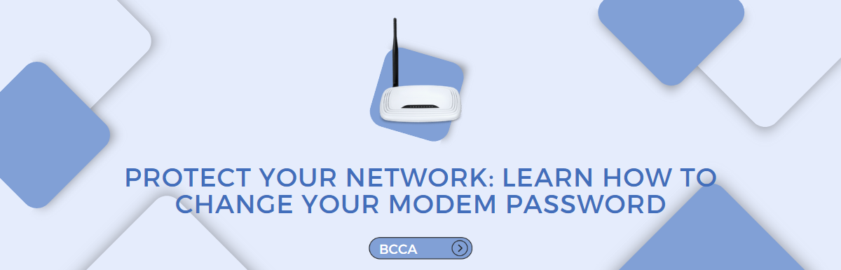 how to change password on modem