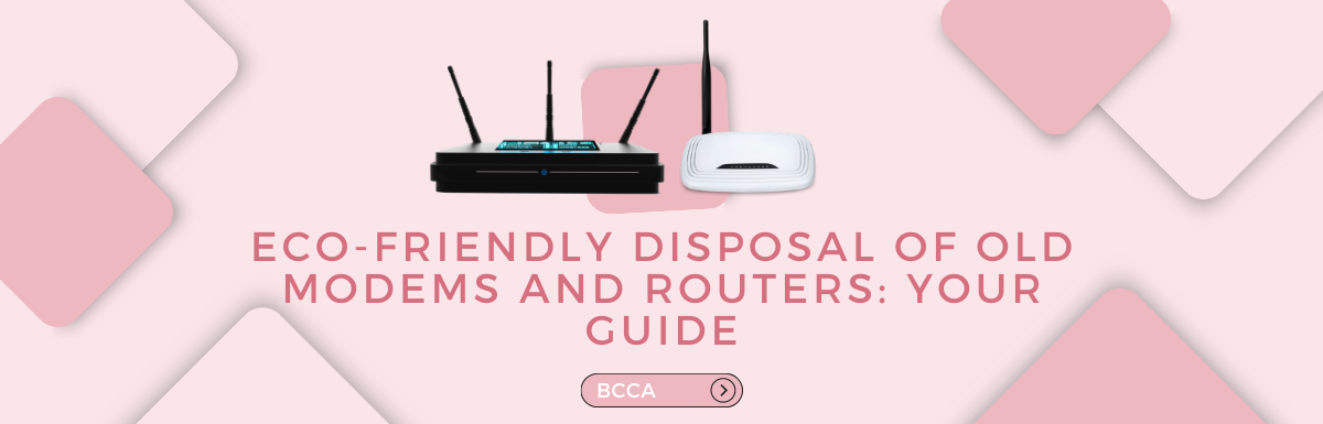 how to dispose of old modems and routers