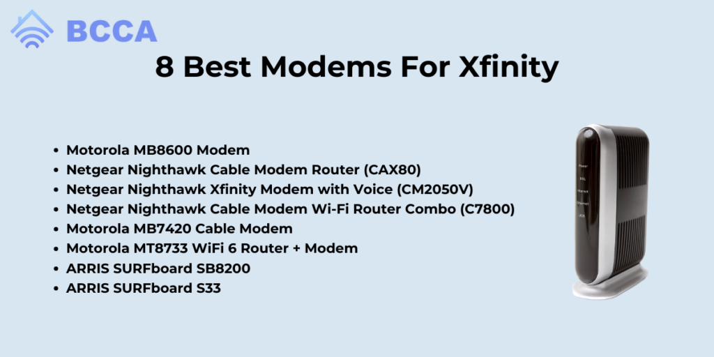 8 Best Modems For Xfinity