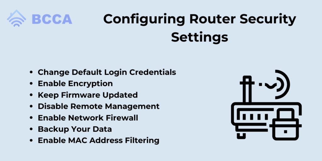 Configuring Router Security Settings