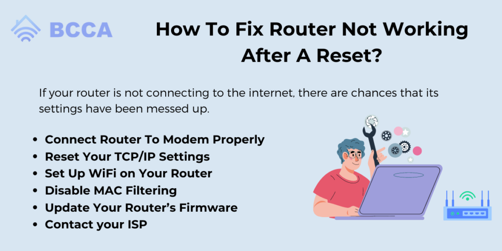 How To Fix Router Not Working After A Reset