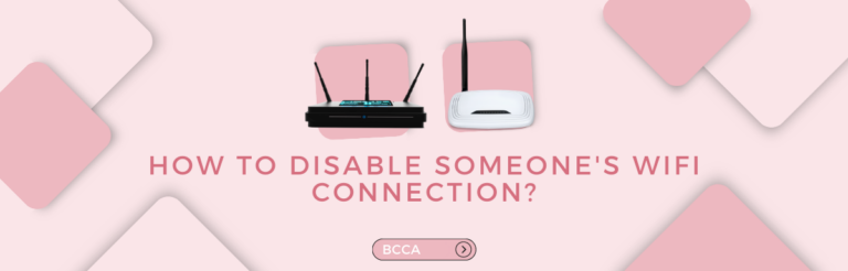 How To Disable Someone's Wifi Connection?