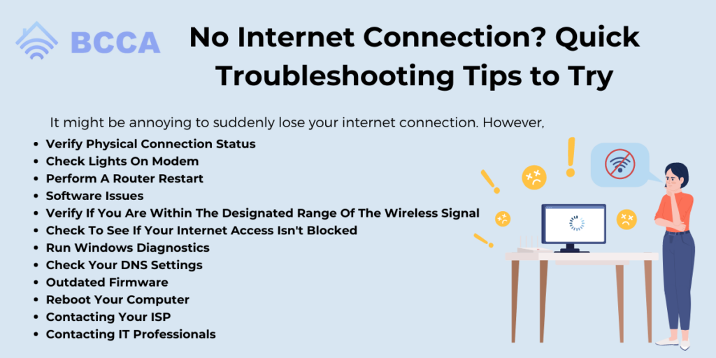 No Internet Connection? Quick Troubleshooting Tips to Try