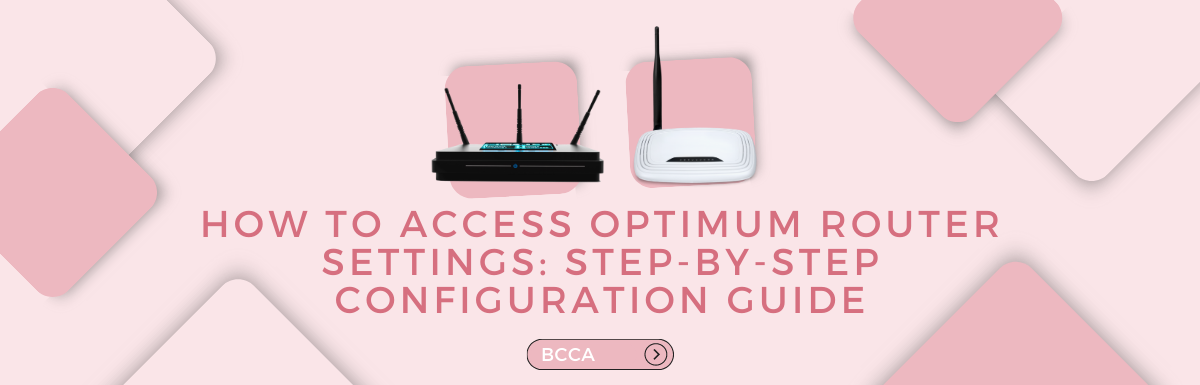 how to access optimum router settings