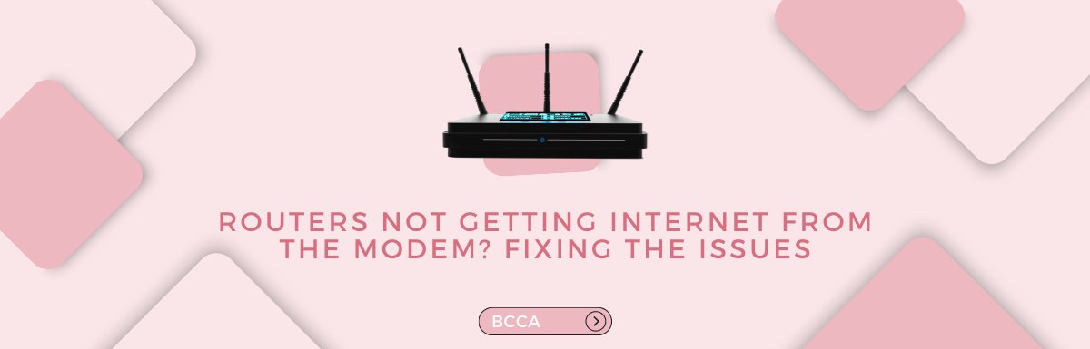router not getting internet from modem