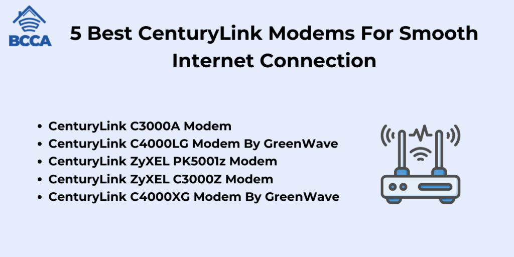 5 Best CenturyLink Modems For Smooth Internet Connection