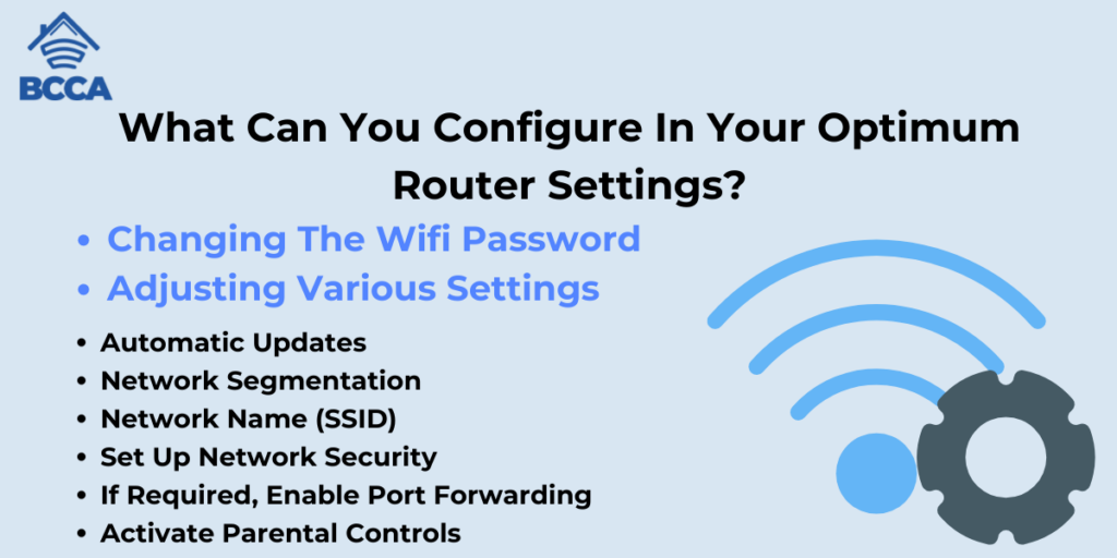 What Can You Configure In Your Optimum Router Settings