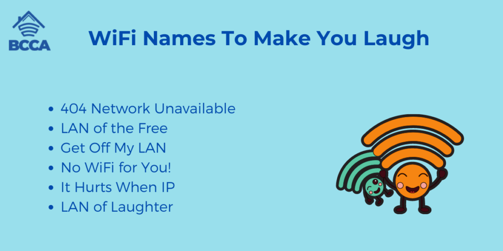 WiFi Names To Make You Laugh