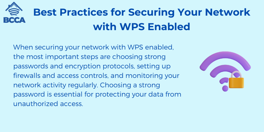 Best Practices for Securing Your Network with WPS Enabled