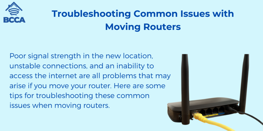 Troubleshooting Common Issues with Moving Routers