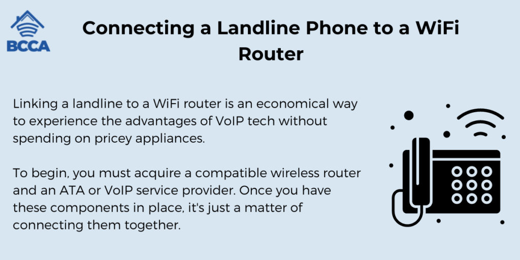 Connecting a Landline Phone to a WiFi Router