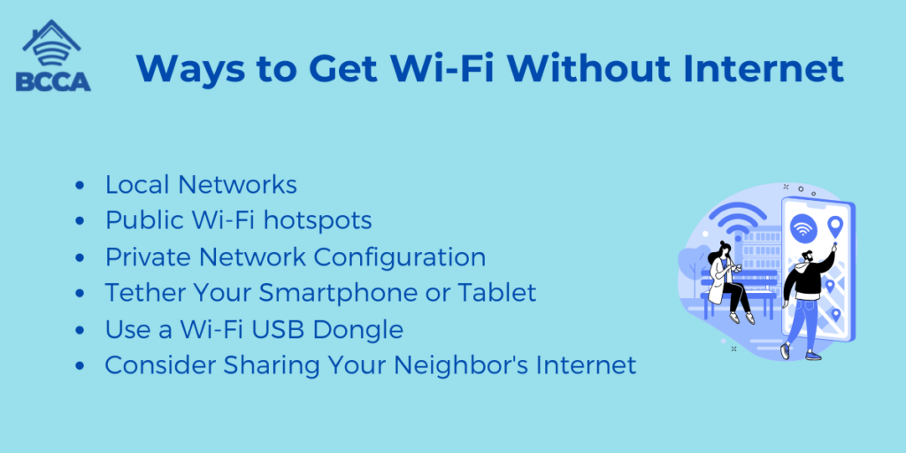 Ways to Get Wi-Fi Without Internet