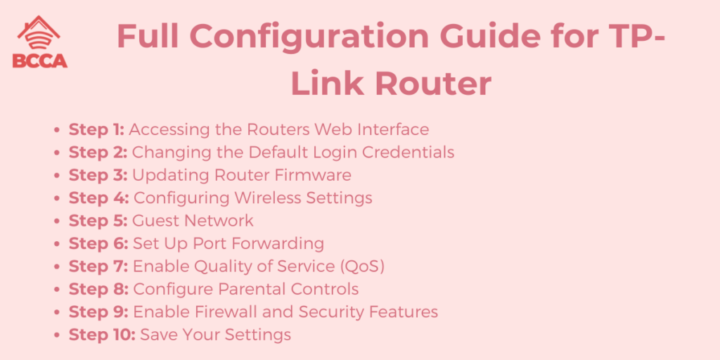 Full Configuration Guide for TP-Link Router