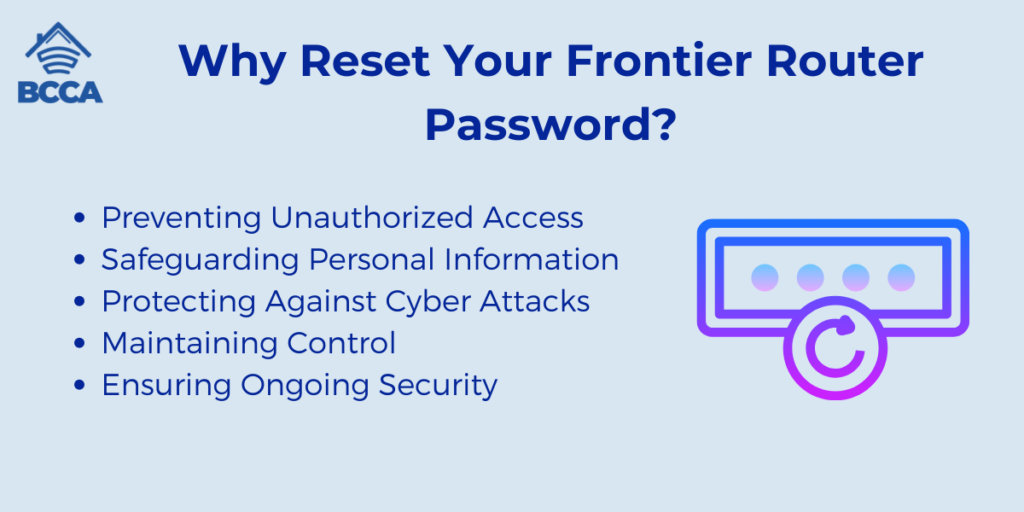 Why Reset Your Frontier Router Password