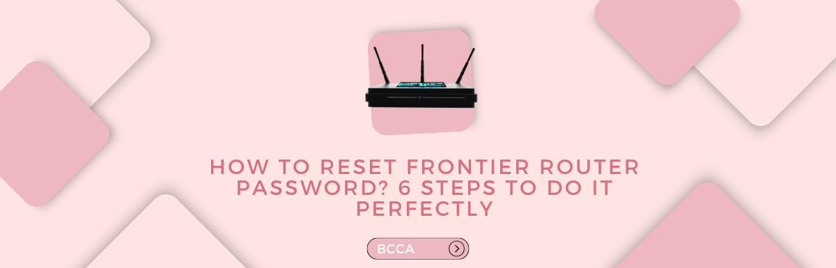 how to reset frontier router