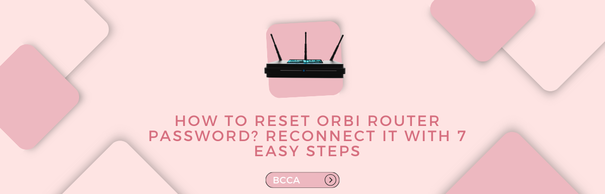 how to reset orbi router
