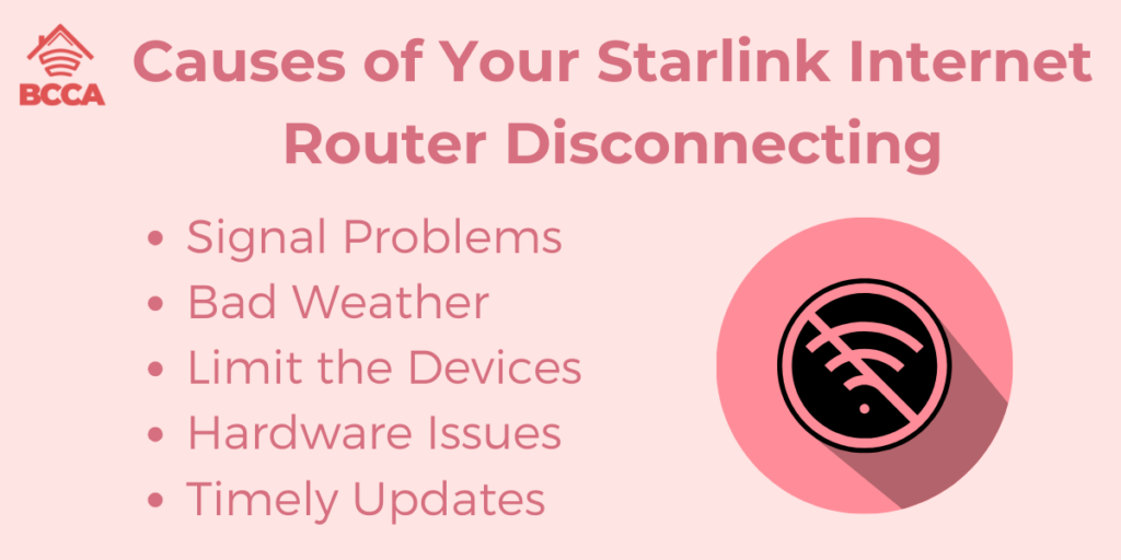Causes of Your Starlink Internet Router Disconnecting