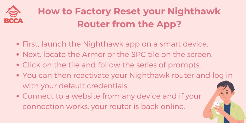 How to Factory Reset your Nighthawk Router from the App