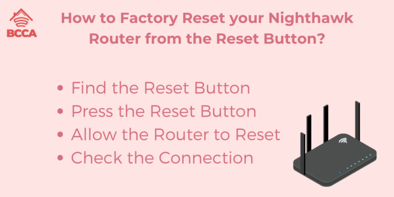 How To Factory Reset Nighthawk Router? In 4 Simple Ways - Bcca